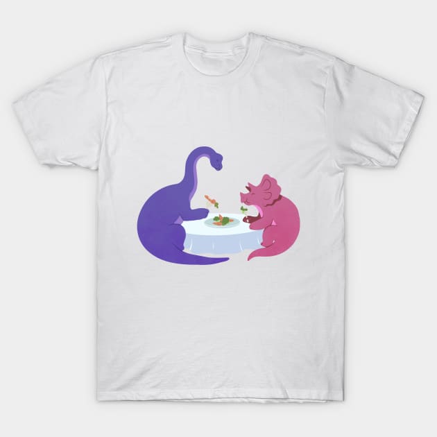 Dinosaur Dinner T-Shirt by BadAz Collectibles